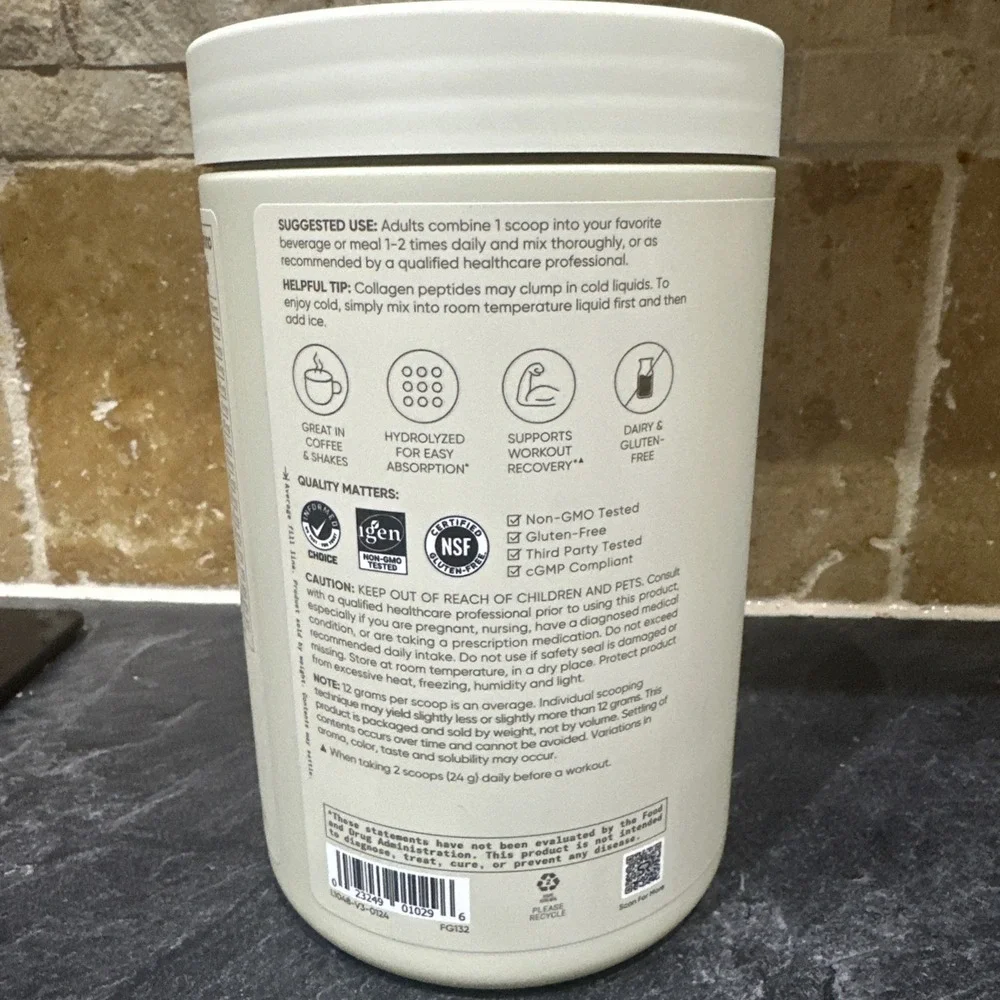Sports Research Collagen Peptides - Type 1 & 3 Powder Skin Nails, Bones 11/26